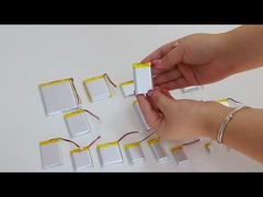 Batería de polímero de litio ultra delgada de 2 mm 27mAh 3.7V Batería LiPo